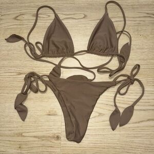 Benoa Swim Mocha Bikini Set